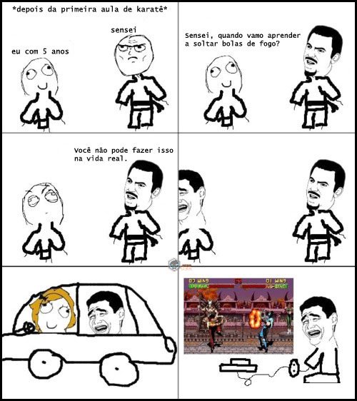 Aula de karatê