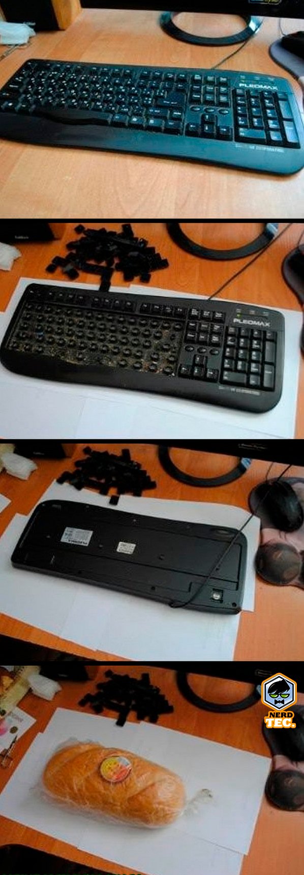 limpando o teclado