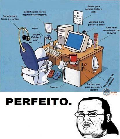 area de trabalho perfeita