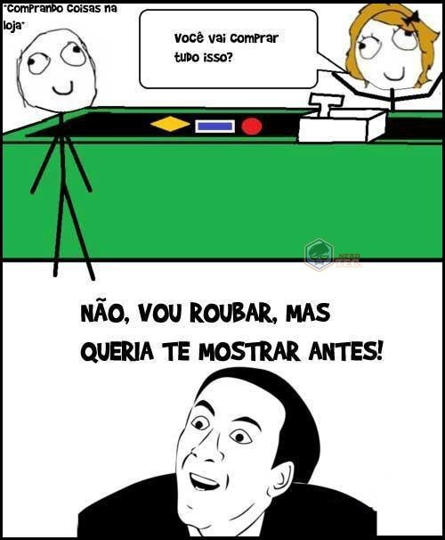 MOSTRAR ANTES DE ROUBAR