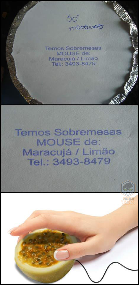MOUSE DE MARACUJÁ