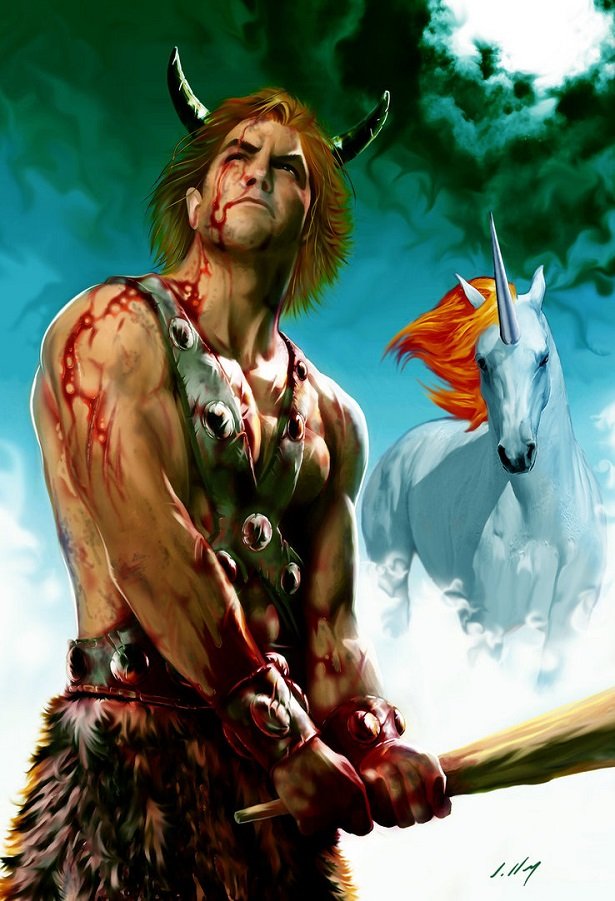 the_barbarian_and_the_unicorn_by_axlsalles-d56hz05