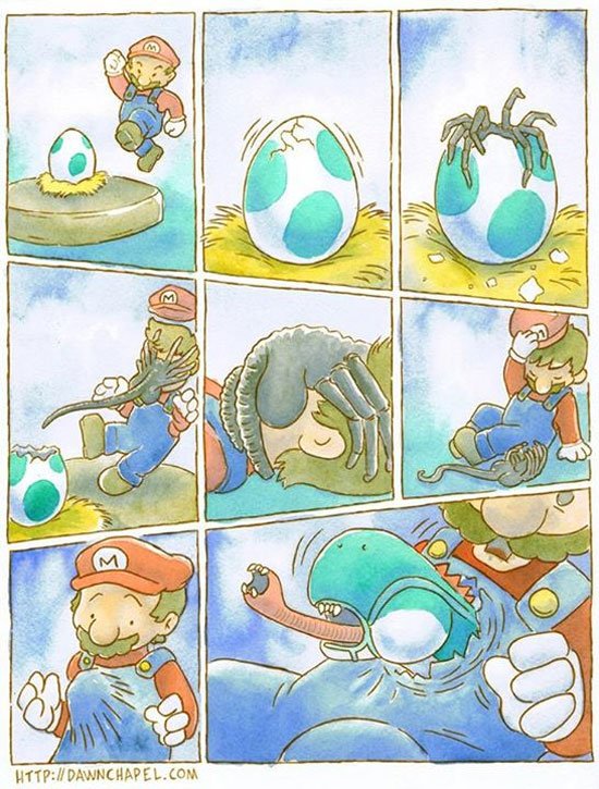 Como nasceu o Yoshi!